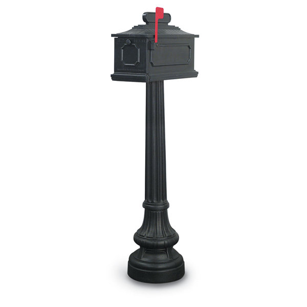 PostalProductsUnlimitedInc. New Hampton Mailbox with Post Included
